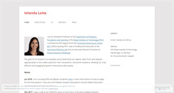 Desktop Screenshot of iolandaleite.com